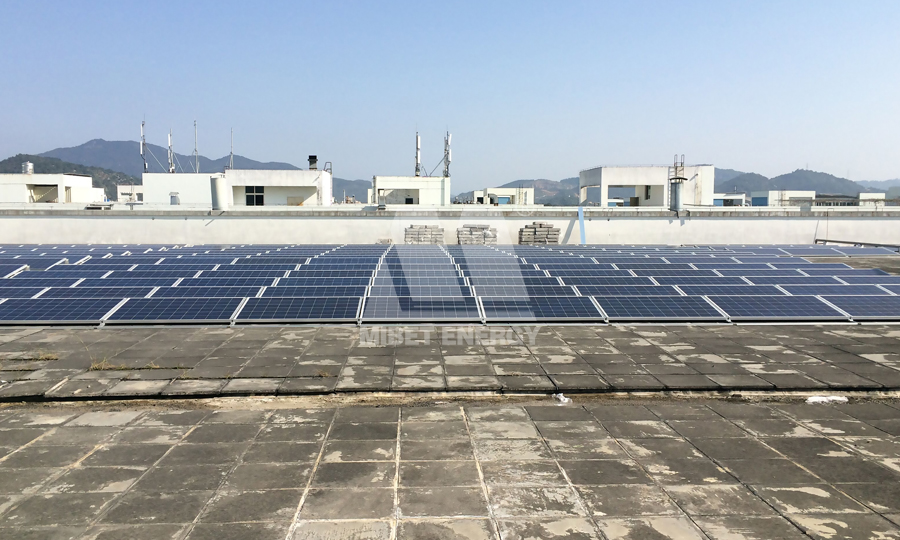aluminum flat roof pv mounting system from china