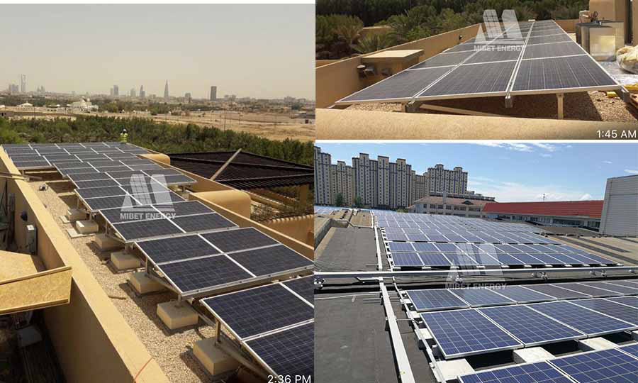Flat roof solar mounting system