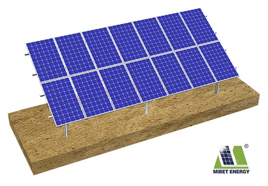 sistema di montaggio fotovoltaico rotondo solare