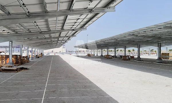 Progetto di tettoia solare da 1,8 MW di Mibet-2