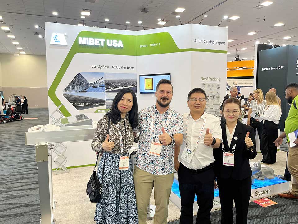 Mibet Showcases Comprehensive PV Mounting Solutions at RE+ 2024