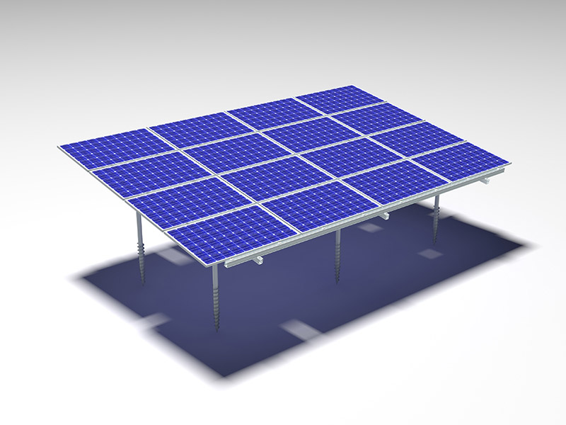 sistemi di montaggio di pannelli solari a terra