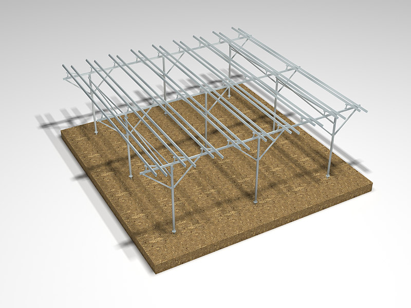 Agricultural Greenhouse Mounting System