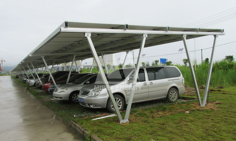 sistema di montaggio posto auto coperto in alluminio in Cina